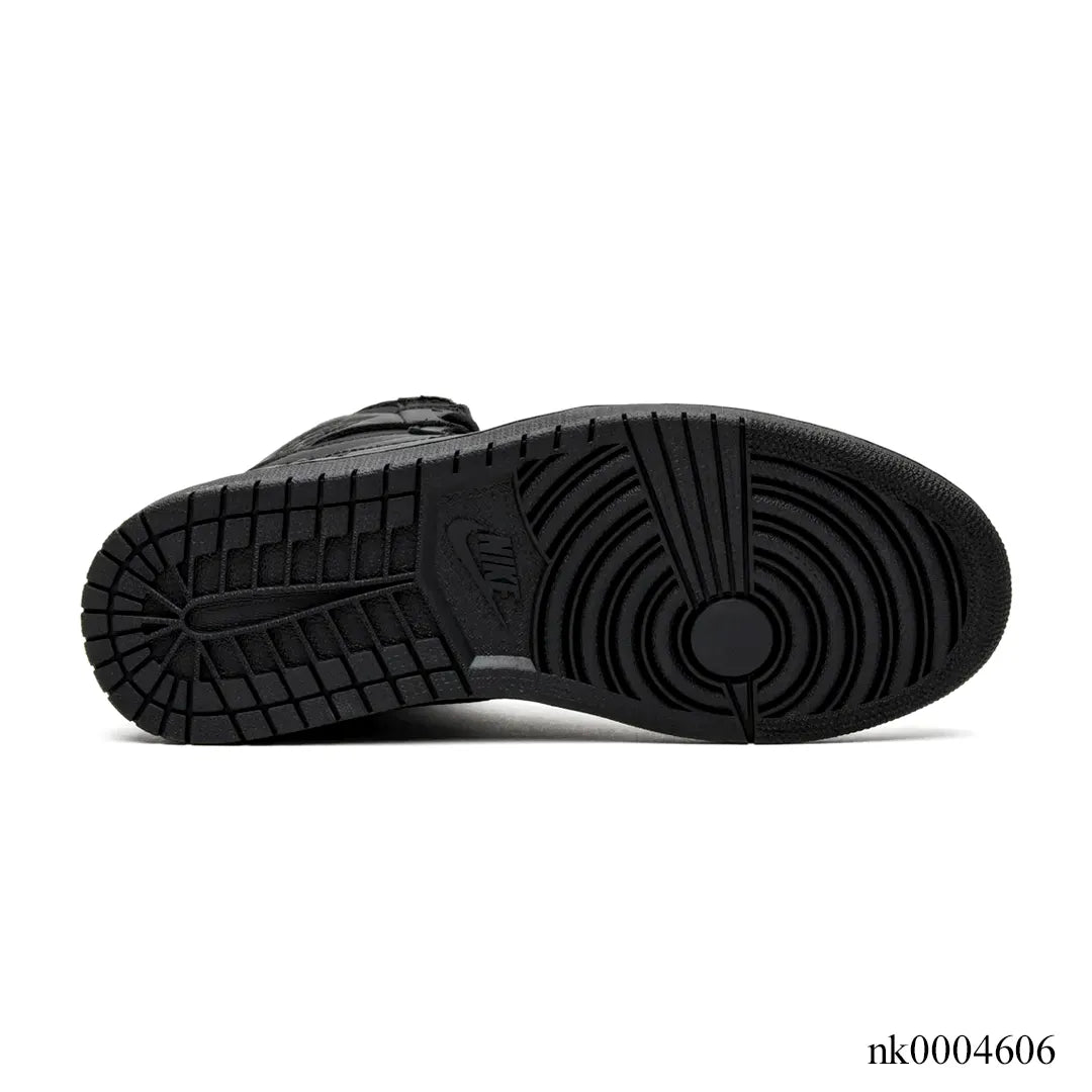 Air Jordan 1 High OG Triple Black Shoes Sneakers – nk0004606 image 2