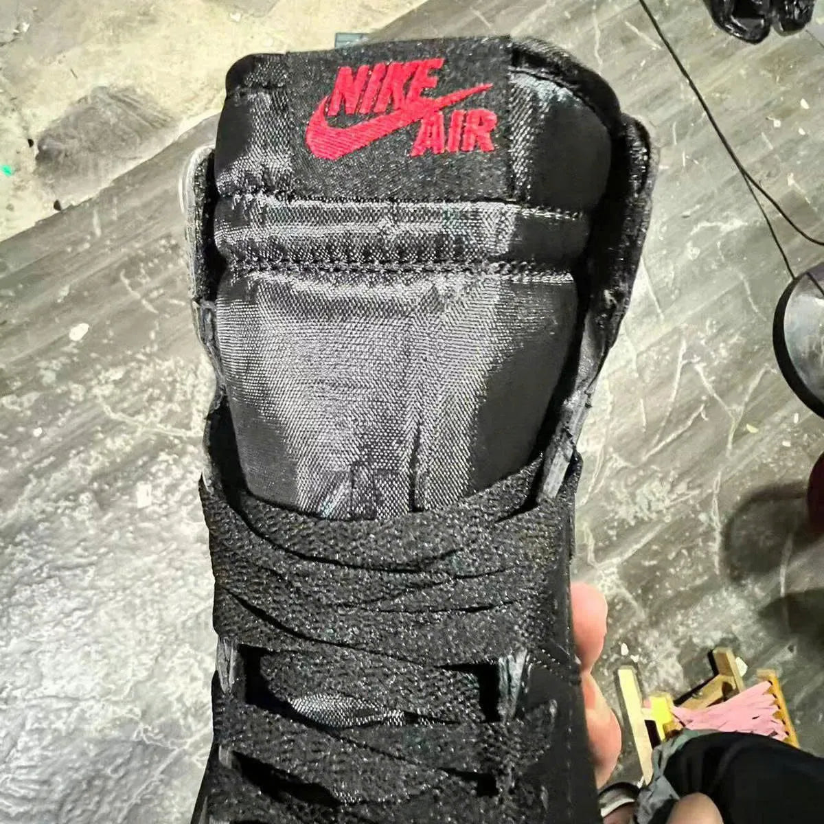 Air Jordan 1 High OG Triple Black Shoes Sneakers – nk0004606 image 6