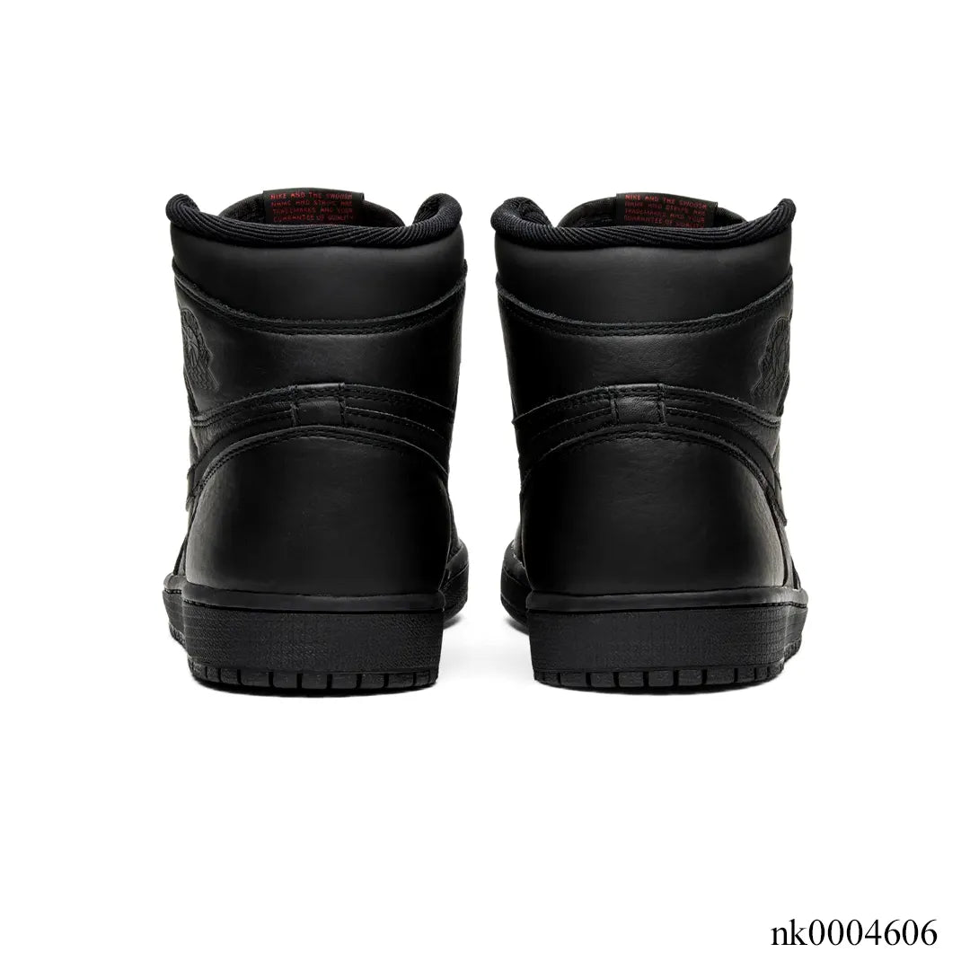 Air Jordan 1 High OG Triple Black Shoes Sneakers – nk0004606 image 3