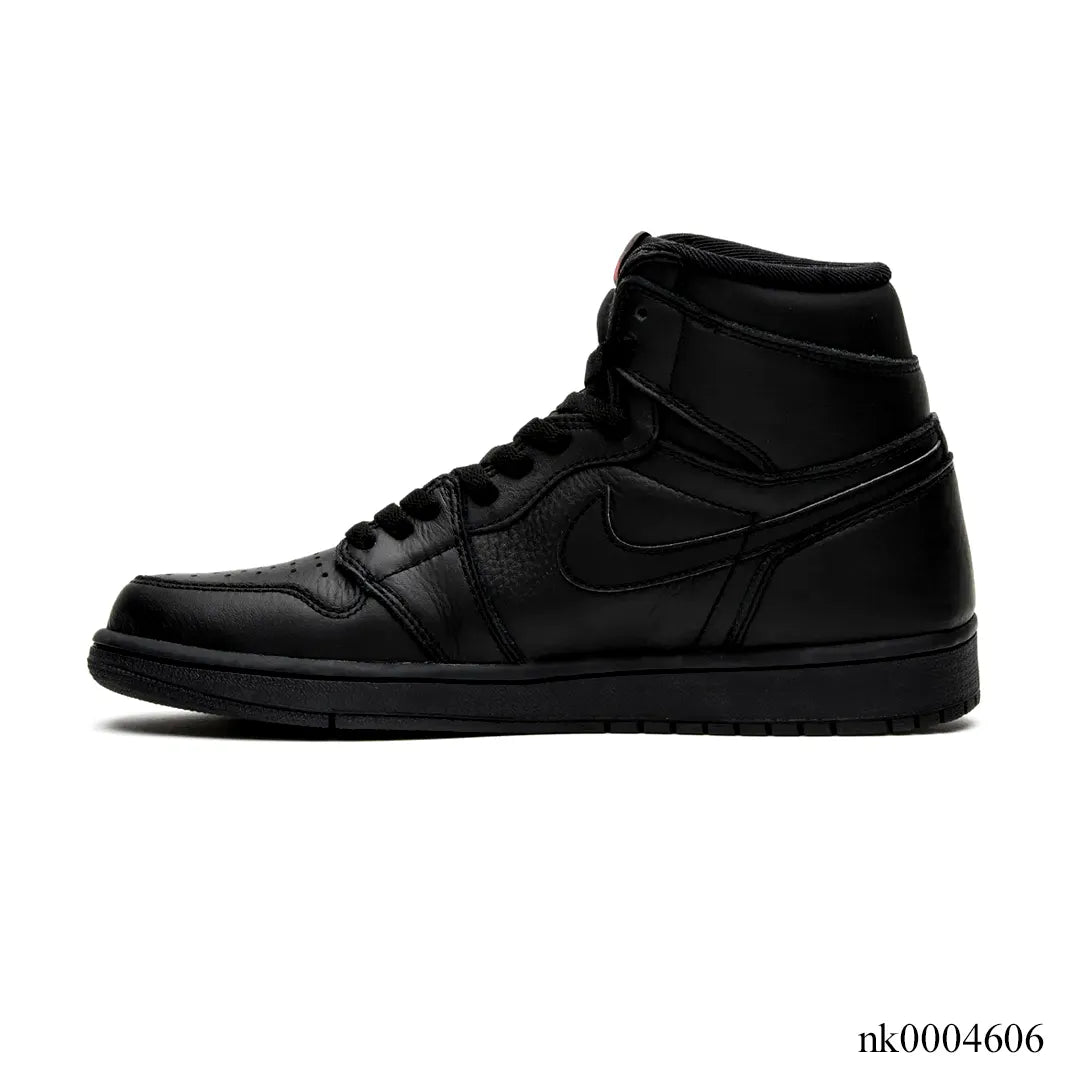 Air Jordan 1 High OG Triple Black Shoes Sneakers – nk0004606 image 1