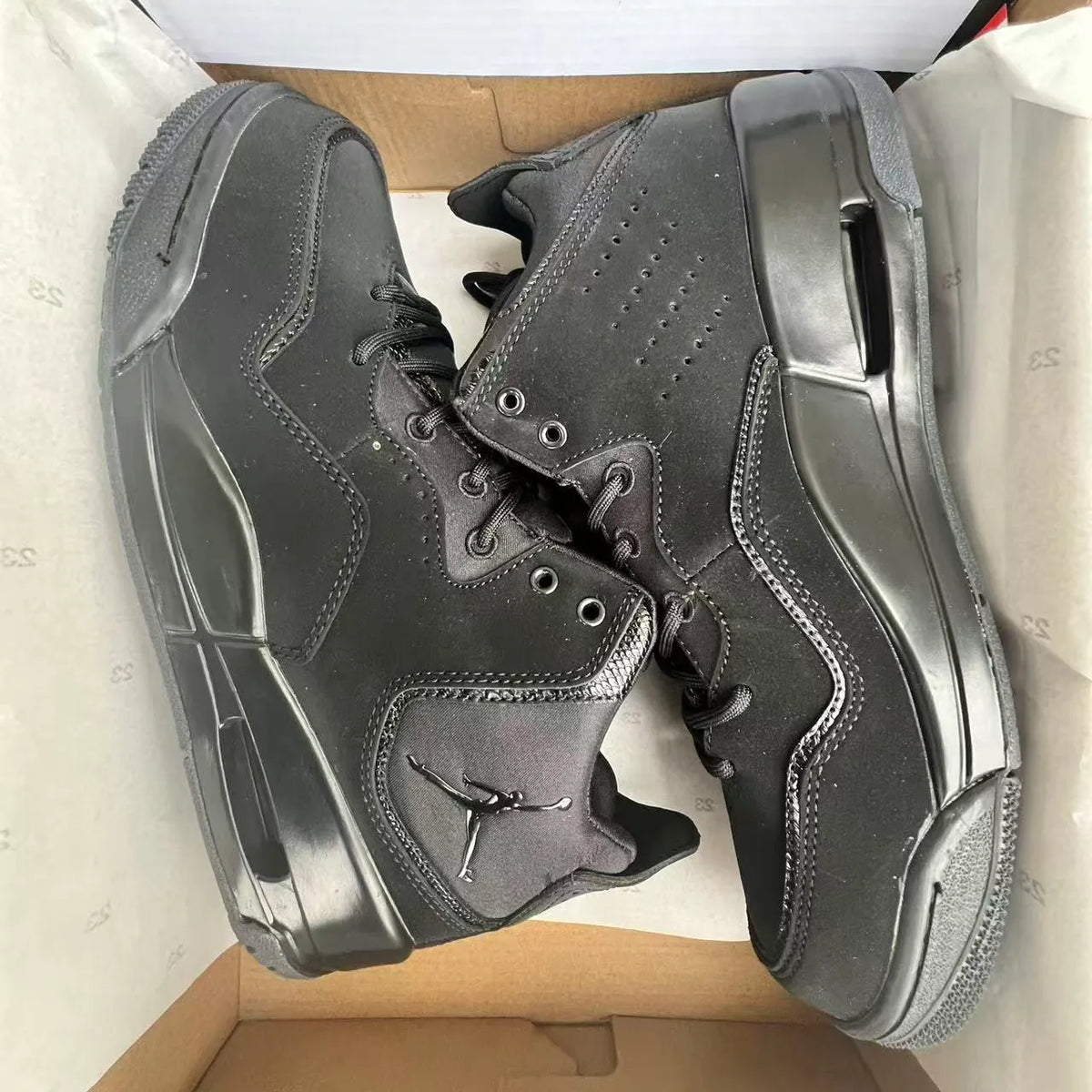 Air Jordan Courtside 23 Triple Black Shoes Sneakers - nk0004812 image 9
