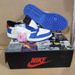 Union LA x Fragment Design x Air Jordan 1 Low Storm Blue Shoes Sneakers – nk0004848 image 9