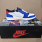 Union LA x Fragment Design x Air Jordan 1 Low Storm Blue Shoes Sneakers – nk0004848 image 4