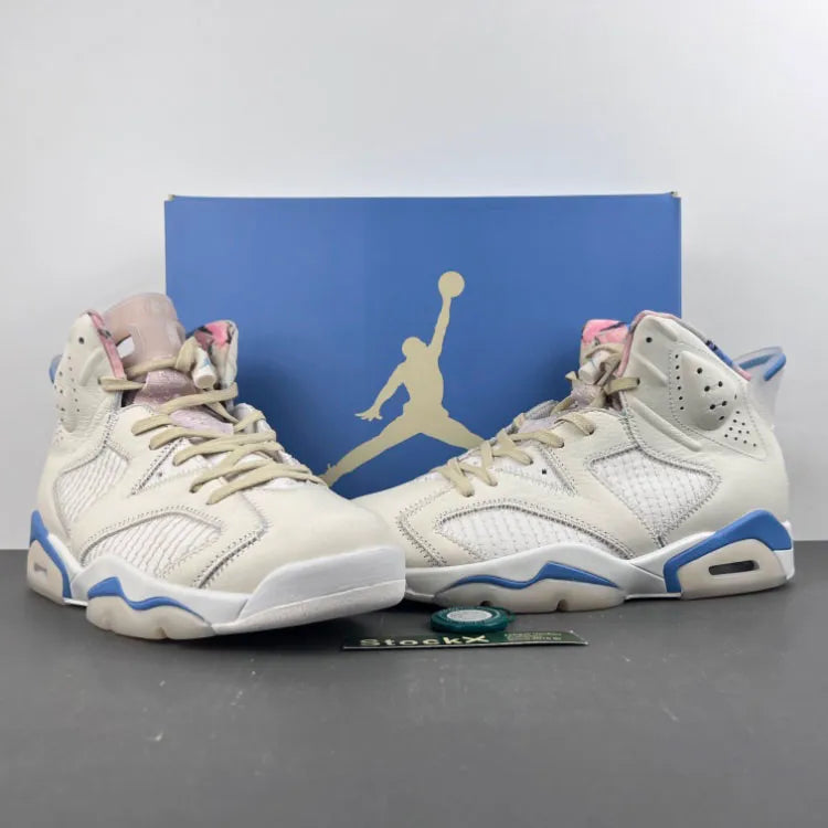 Air Jordan 6 Retro Sport Blue Shoes Sneakers - nk0005102 image 5