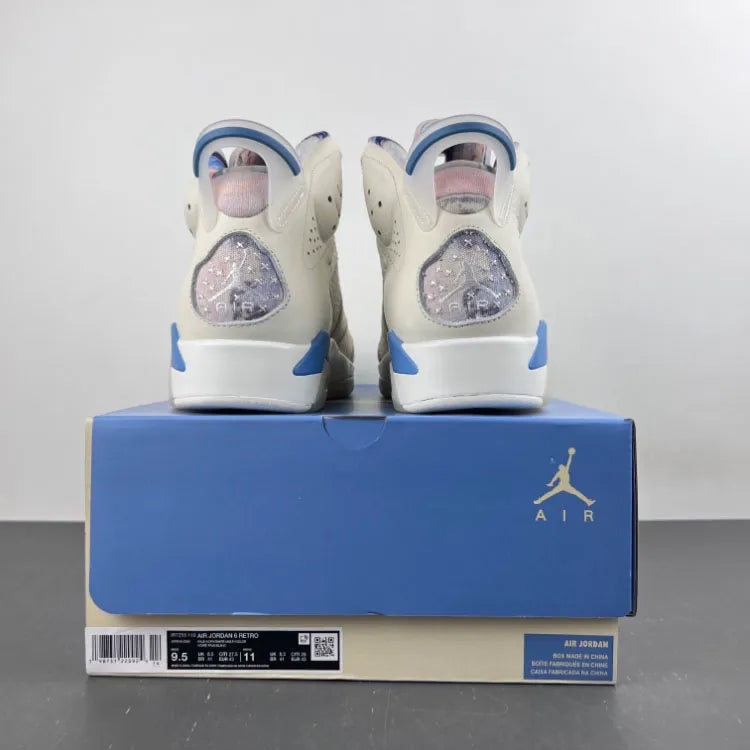 Air Jordan 6 Retro Sport Blue Shoes Sneakers - nk0005102 image 7