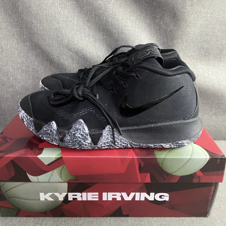 NK Kyrie 4 "Triple Black" Shoes Sneakers - nk0005421
