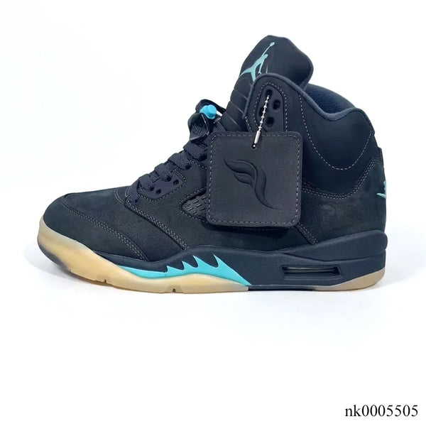 [PREMIUM] Air Jordan 5 Retro SoleFly Black Aurora Green Shoes Sneakers - nk0005505