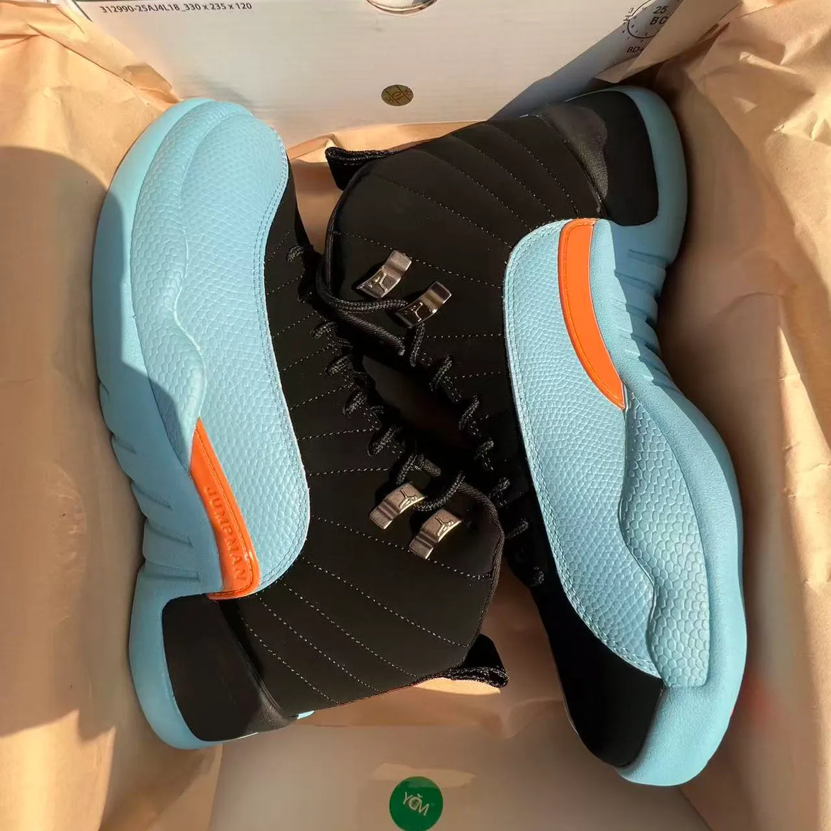 Air Jordan 12 Retro 'Soft Blue' Shoes Sneakers - nk0005544