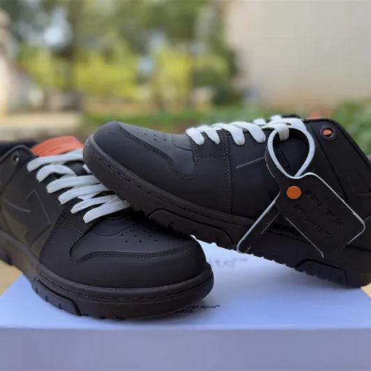 [PREMIUM] OW Out Of Office Black Shoes Sneakers  - nk0005590