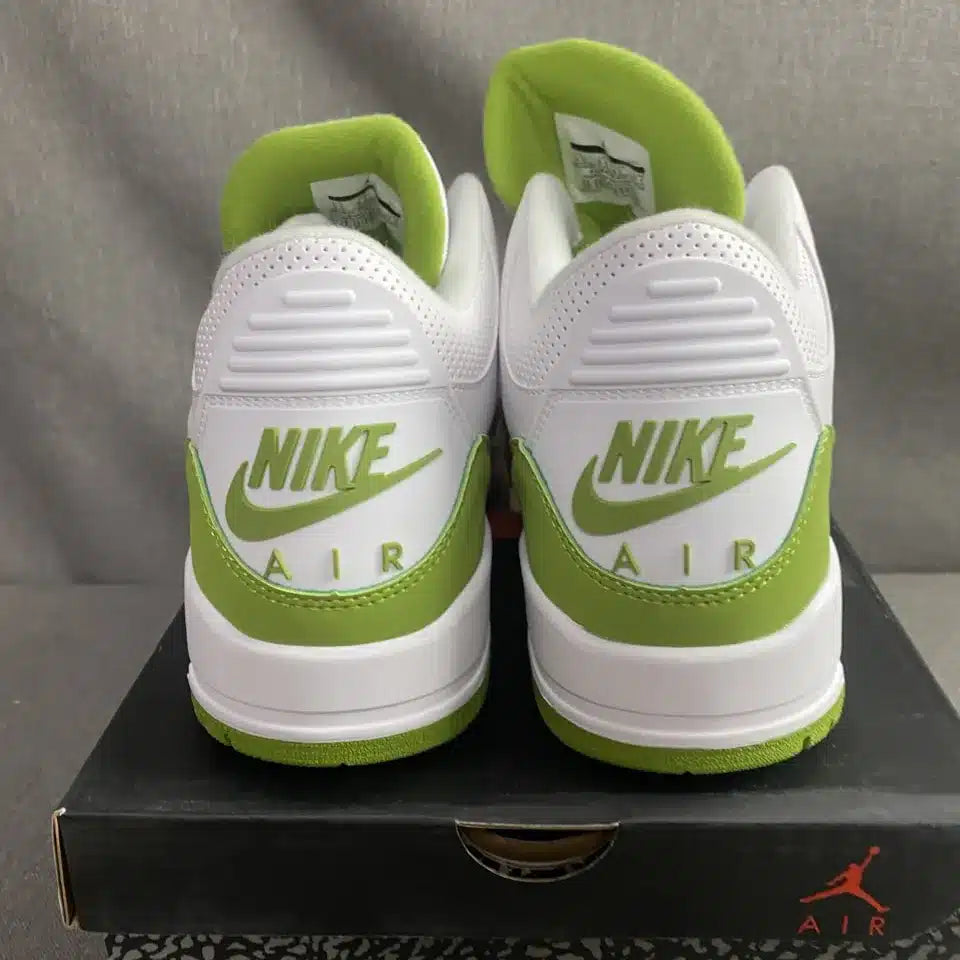 AJ 3 "White Matcha" Shoes Sneakers – nk0005594 image 5