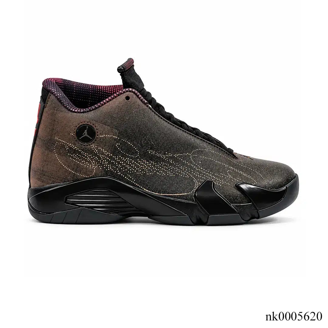 Mowalola x AJ 14 Retro 'Burnt Red' Shoes Sneakers - nk0005620 image 0