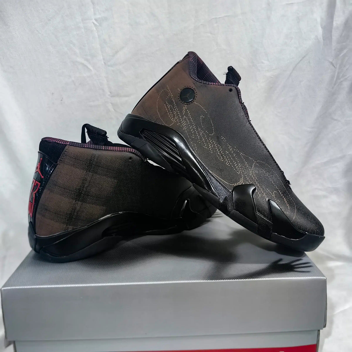Mowalola x AJ 14 Retro 'Burnt Red' Shoes Sneakers - nk0005620 image 6