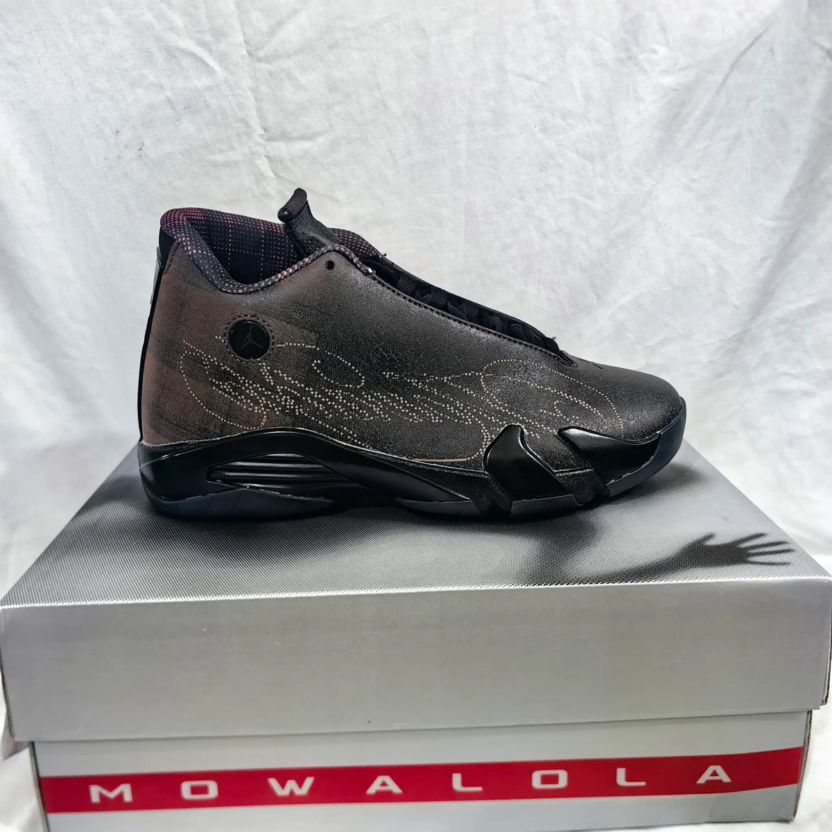Mowalola x AJ 14 Retro 'Burnt Red' Shoes Sneakers - nk0005620 image 2