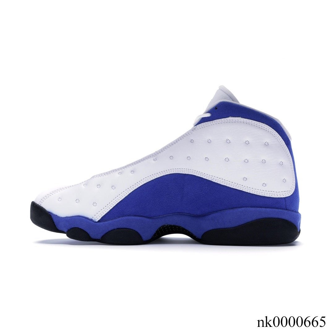 AJ 13 Retro White Hyper Royal Black Shoes Sneakers – nk0000665