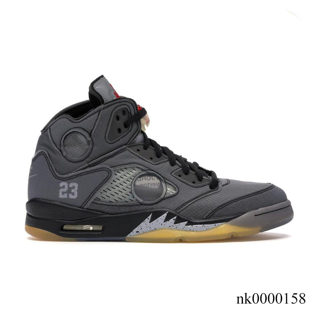 AJ 5 Retro OW Black Shoes Sneakers – nk0000158