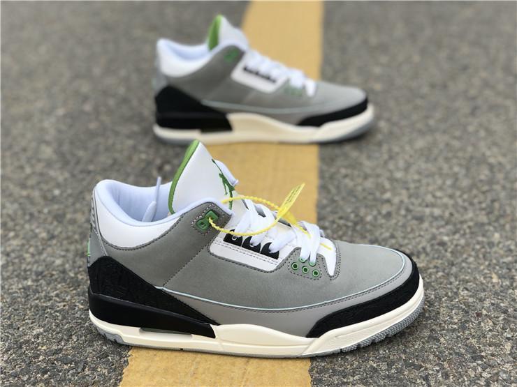 AJ 3 Retro Chlorophyll Shoes Sneakers – nk0000588