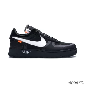 AF 1 Low OW Black White Shoes Sneakers - nk0001672