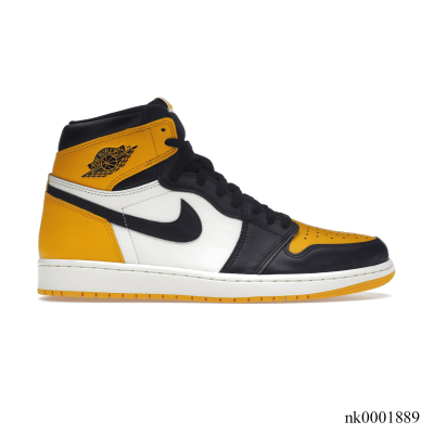 AJ 1 Taxi Yellow Toe Shoes Sneakers - nk0001889