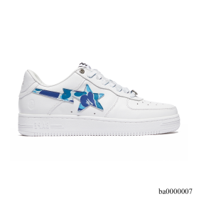 Bape Sta ABC Camo White Blue Shoes Sneakers - ba0000007