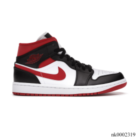 AJ 1 Mid Black Gym Red Shoes Sneakers - nk0002319