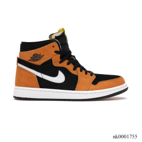 AJ 1 High Zoom Air CMFT Black Monarch Shoes Sneakers - nk0001755