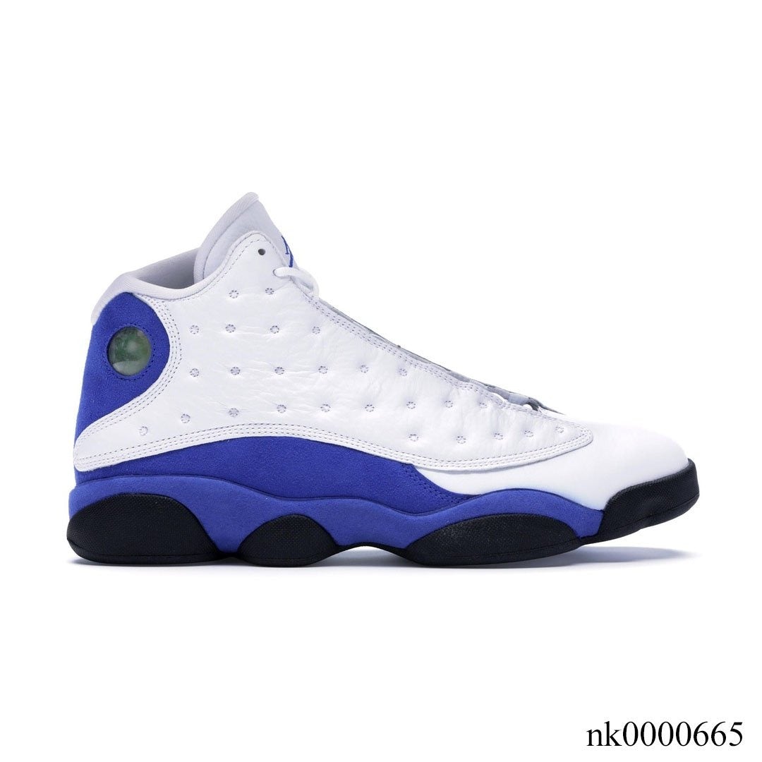 AJ 13 Retro White Hyper Royal Black Shoes Sneakers – nk0000665