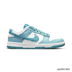 Nike Dunk Low Essential Blue Paisley Shoes Sneakers - nk0001868