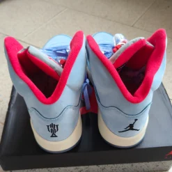 AJ 5 Retro Trophy Room Ice Blue Shoes Sneakers - nk0000146 - Image 7