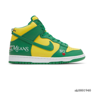 SB Dunk High Supreme By Any Means Brazil Shoes Sneakers - nk0001940