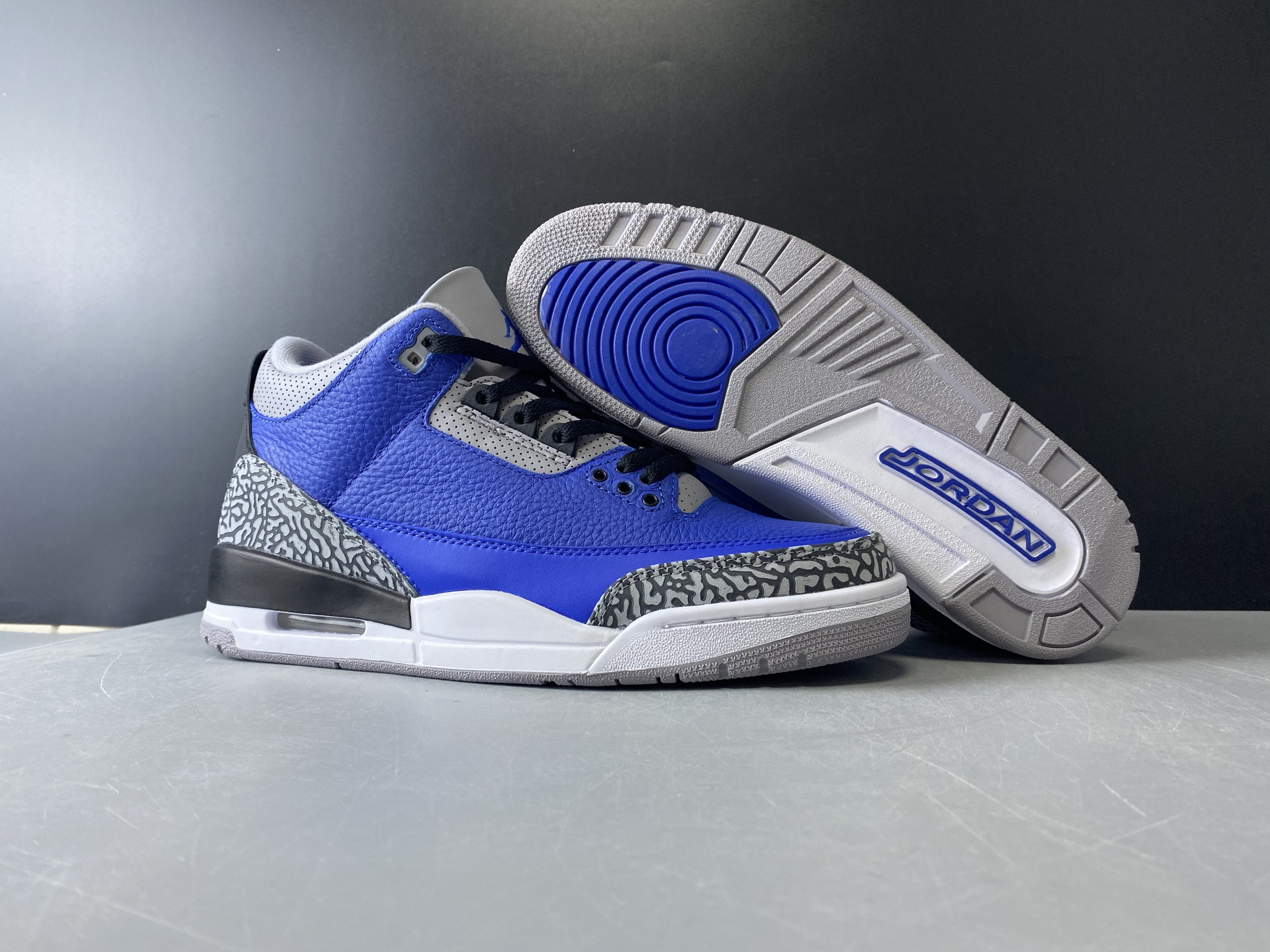 AJ 3 Retro Varsity Royal Cement Shoes Sneakers – nk0000759