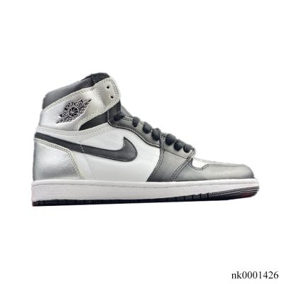 AJ 1 High OG WMNS Silver Toe Shoes Sneakers - nk0001426