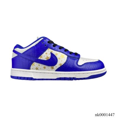 SB Dunk Low White Blue x Supreme Shoes Sneakers - nk0001447