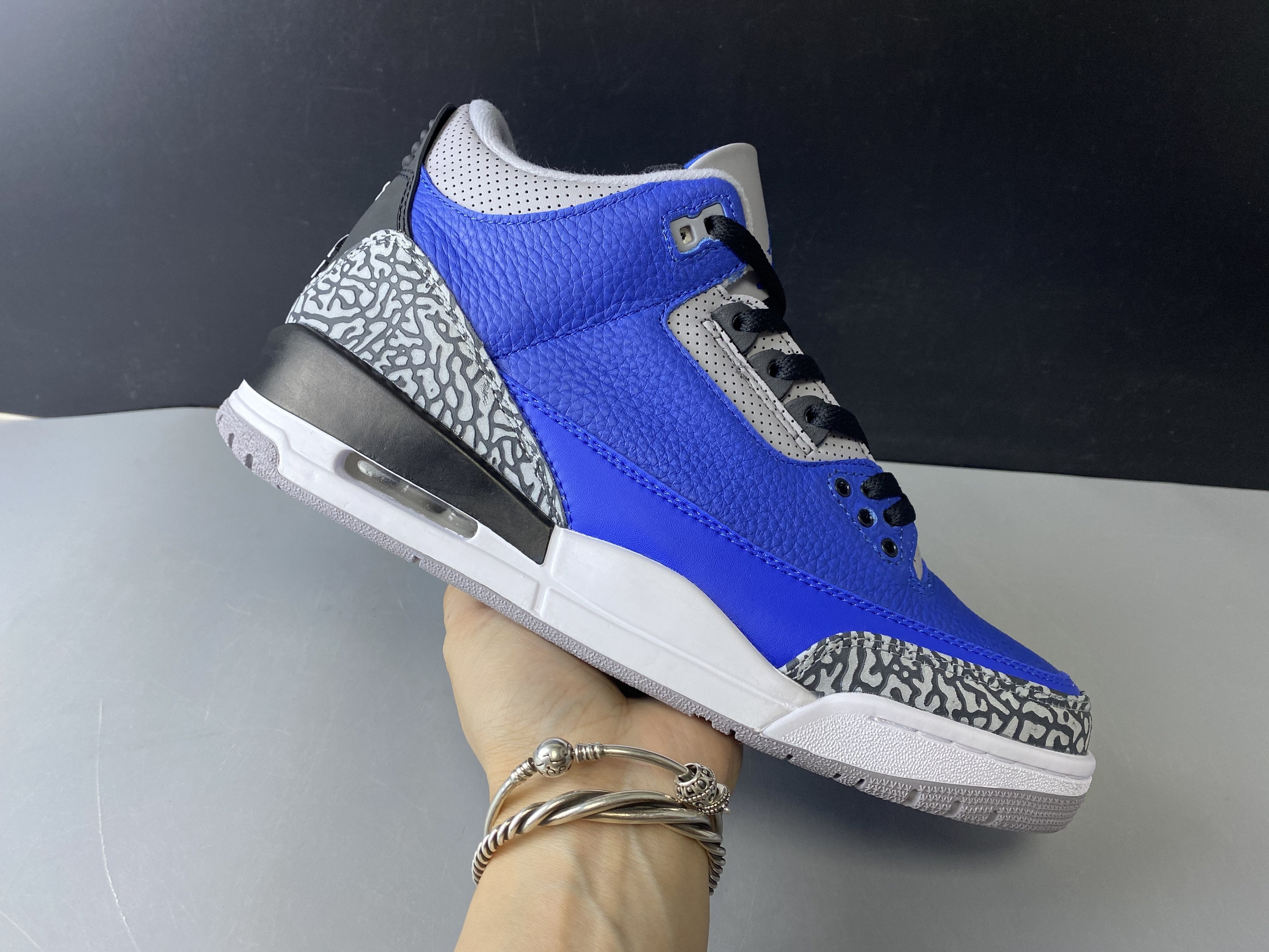 AJ 3 Retro Varsity Royal Cement Shoes Sneakers – nk0000759