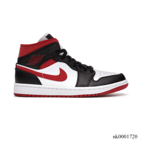 AJ 1 Mid Black Gym Red White Shoes Sneakers - nk0001720