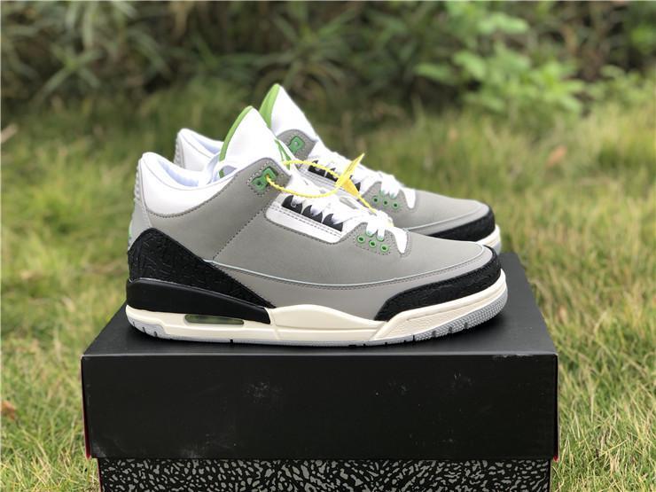 AJ 3 Retro Chlorophyll Shoes Sneakers – nk0000588