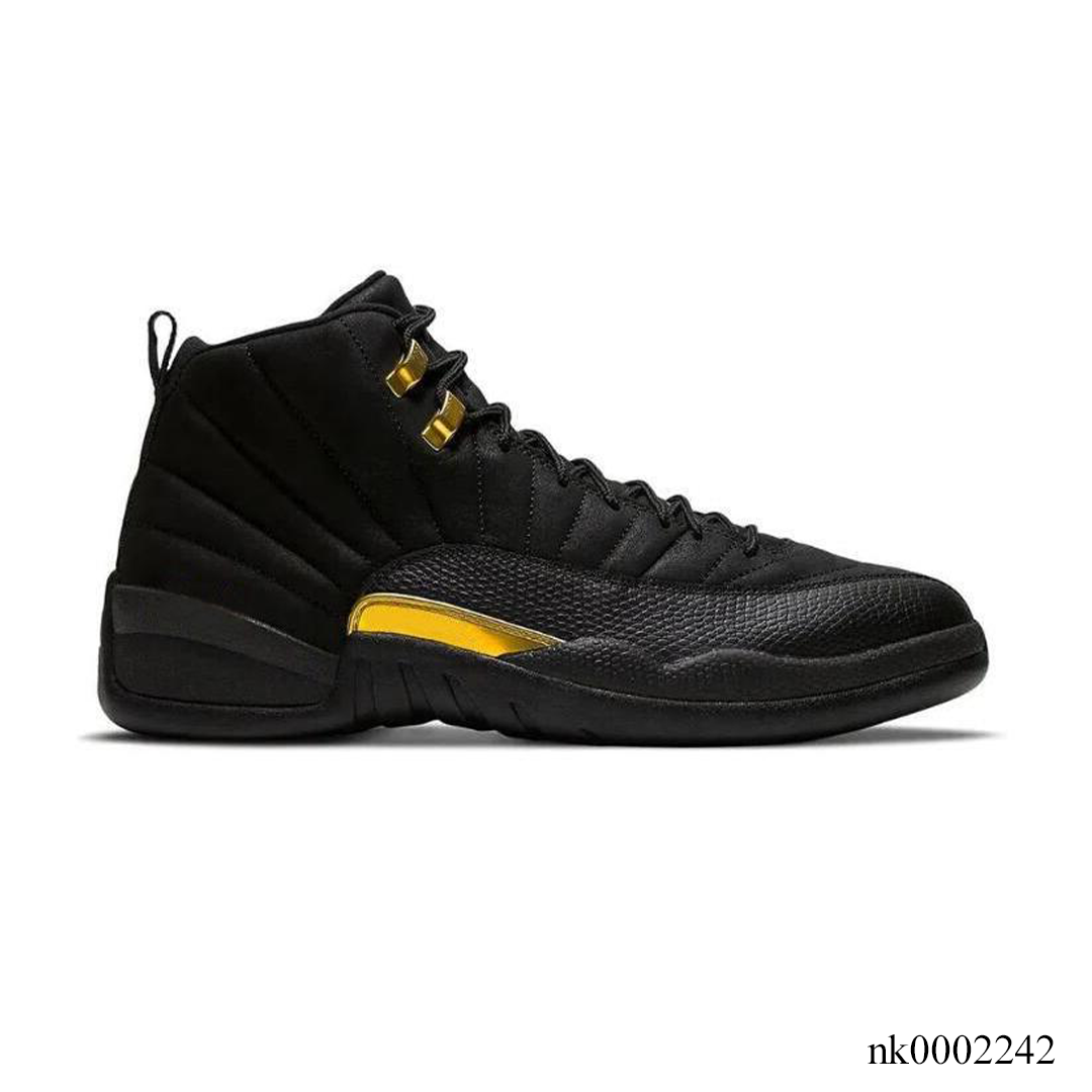 AJ 12 Black Taxi Shoes Sneakers – nk0002242