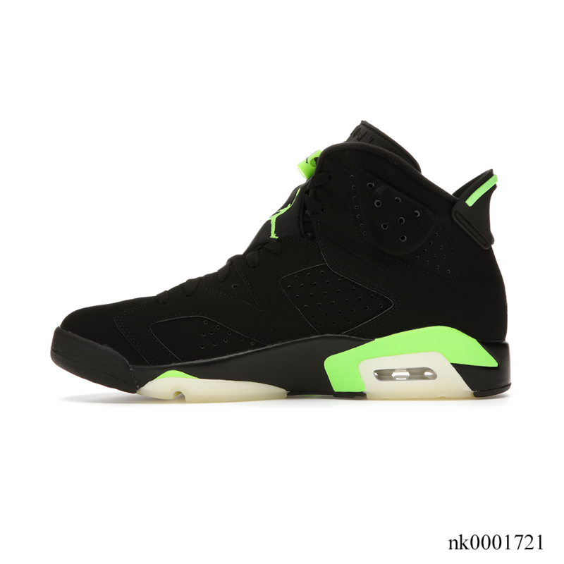 gs aj 6 retro black electricgreen