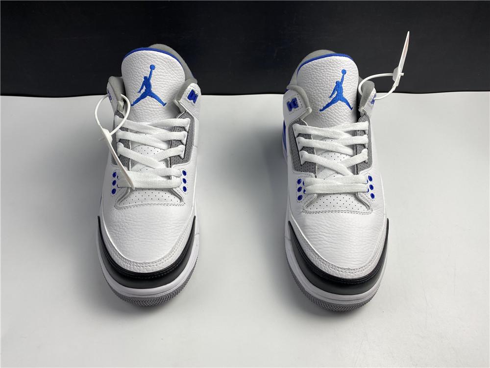 AJ 3 Fragment White Blue Shoes Sneakers – nk0000859