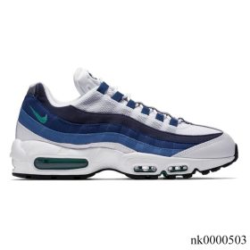 AM 95 White Slate Blue Shoes Sneakers - nk0000503
