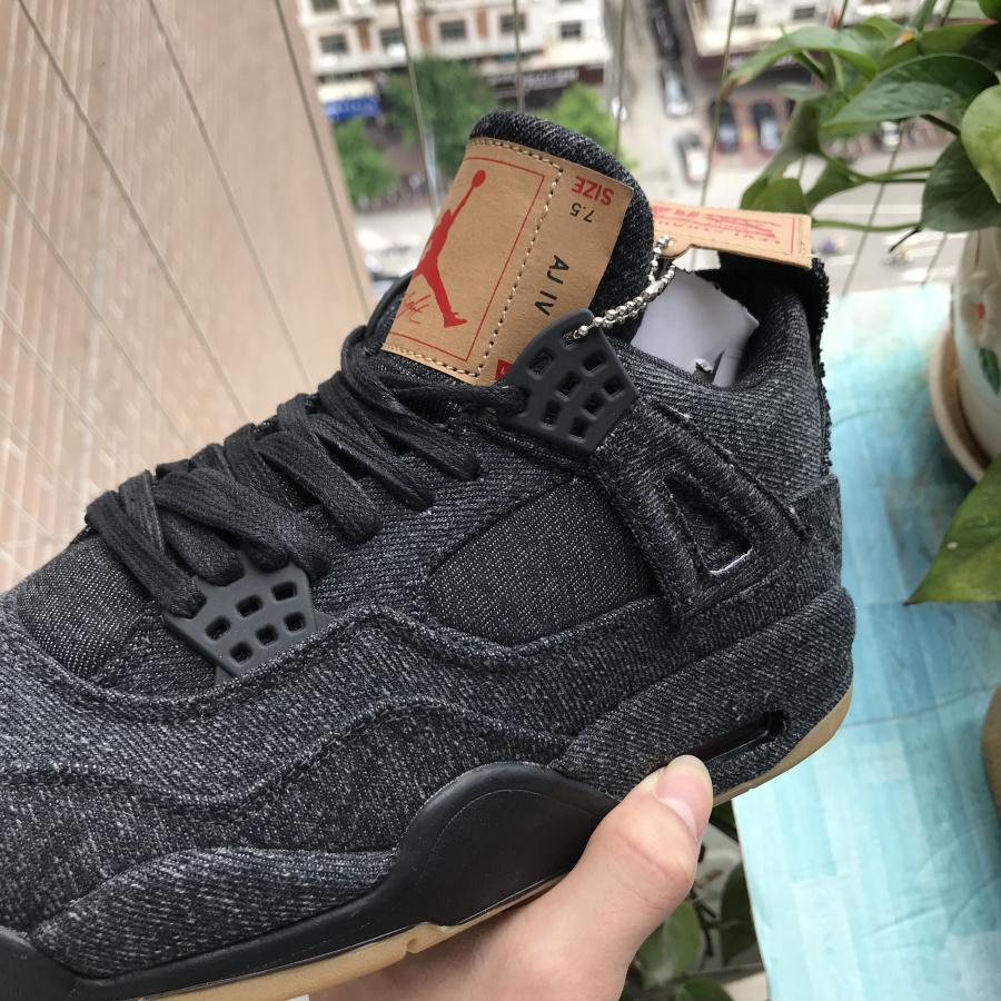 AJ 4 Retro Levi’s Black (Levi’s Tag) Shoes Sneakers – nk0000658