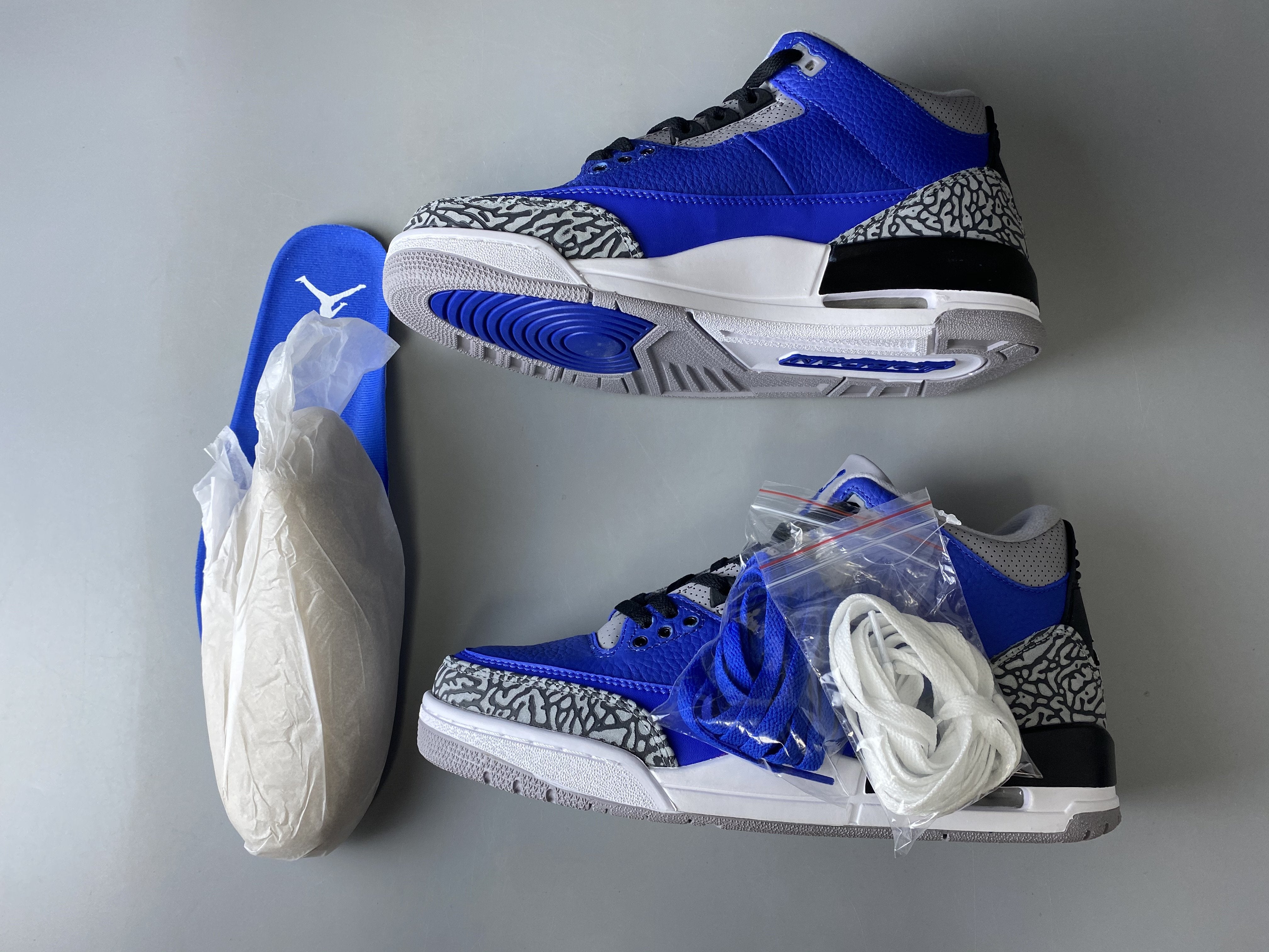 AJ 3 Retro Varsity Royal Cement Shoes Sneakers – nk0000759