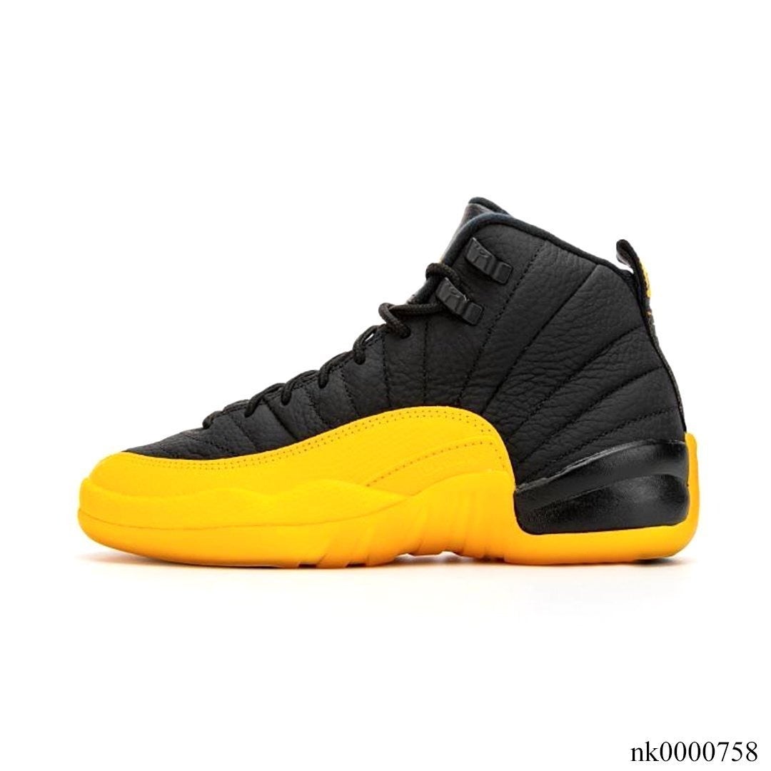 AJ 12 Retro Black University Gold Shoes Sneakers – nk0000758