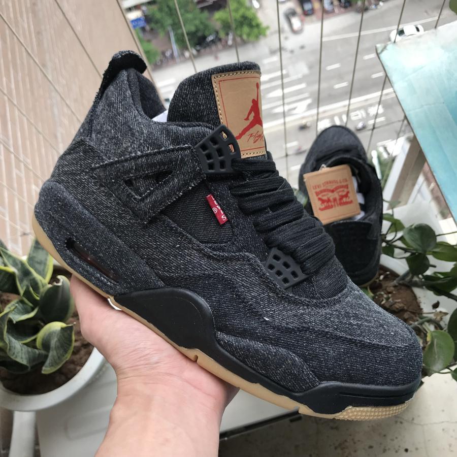 AJ 4 Retro Levi’s Black (Levi’s Tag) Shoes Sneakers – nk0000658