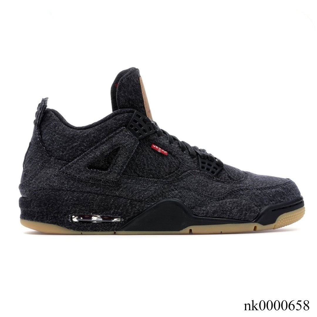 AJ 4 Retro Levi’s Black (Levi’s Tag) Shoes Sneakers – nk0000658