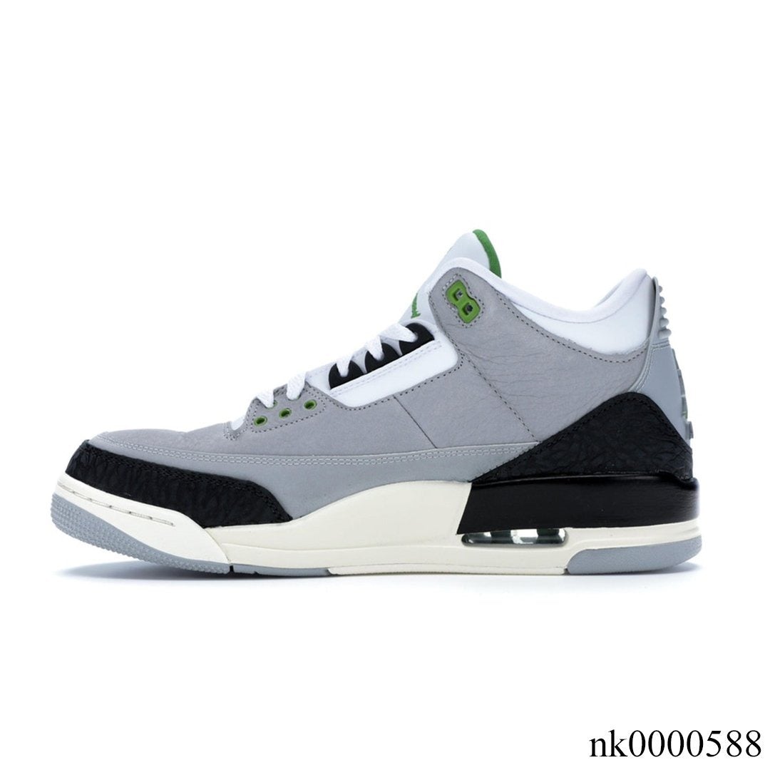 AJ 3 Retro Chlorophyll Shoes Sneakers – nk0000588