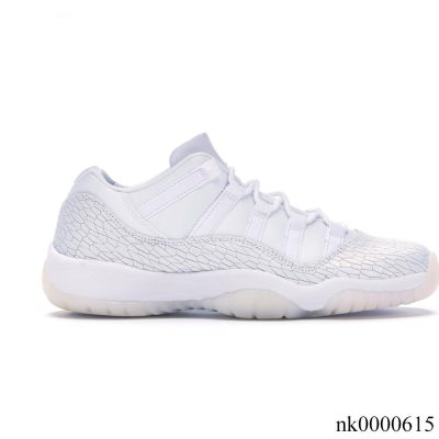 AJ 11 Retro Low Heiress Pure Platinum Shoes Sneakers - nk0000615 - 897331-100, 3.5Y