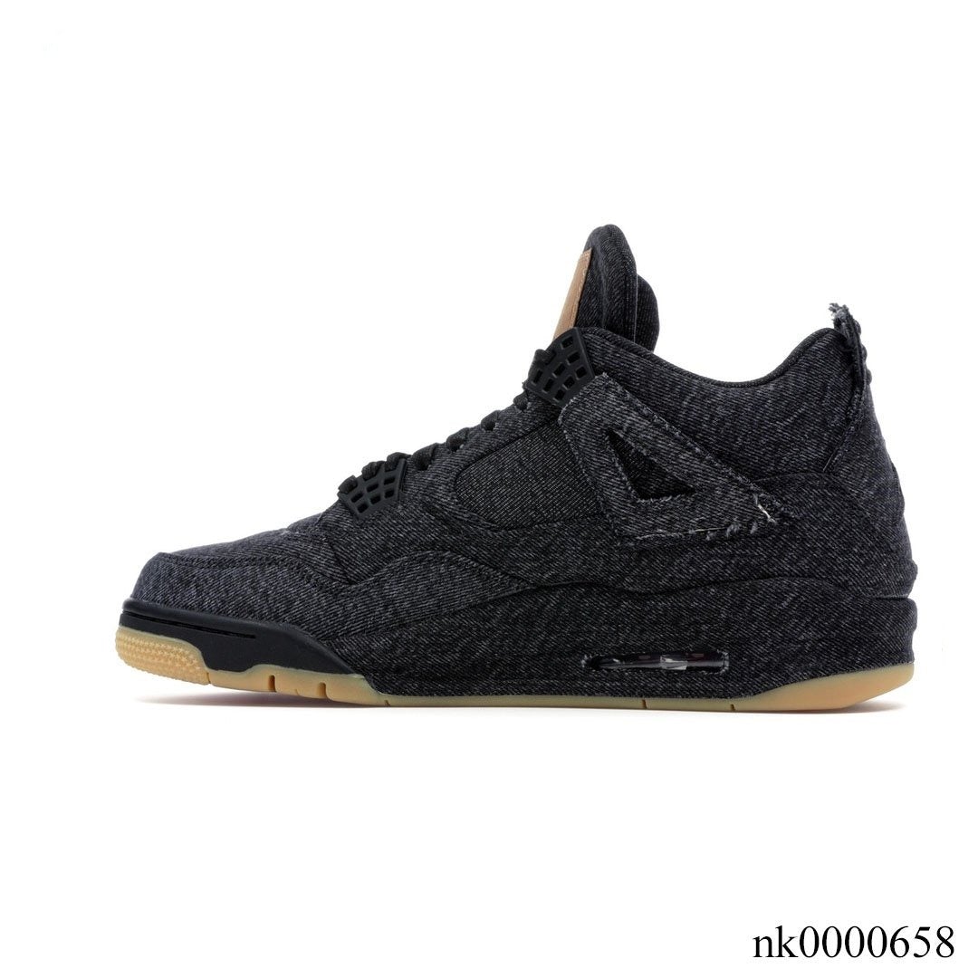 AJ 4 Retro Levi’s Black (Levi’s Tag) Shoes Sneakers – nk0000658