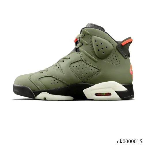 Travis Scott x AJ 6 Olive Shoes Sneakers – nk0000015 - Image 2