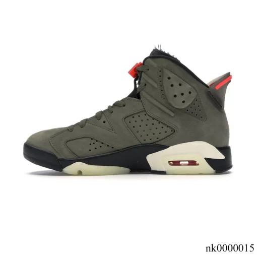 Travis Scott x AJ 6 Olive Shoes Sneakers – nk0000015 - Image 2