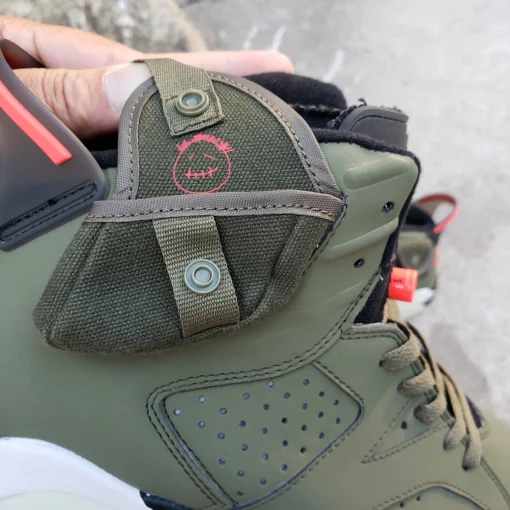 Travis Scott x AJ 6 Olive Shoes Sneakers – nk0000015 - Image 10